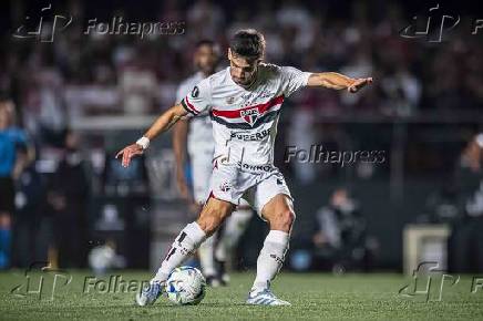 São Paulo e Atlético Nacional pela Libertadores 2025.