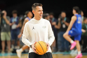 NCAA Basketball: Final Four-Practice
