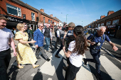 Reform UK campaigns in Scunthorpe