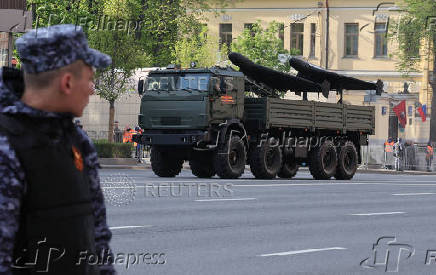 Rehearsal for Victory Day parade in Moscow