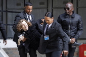 Pro-Palestinian protest outside Barclays annual general meeting in London