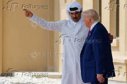 U.S. President Trump visits Qatar