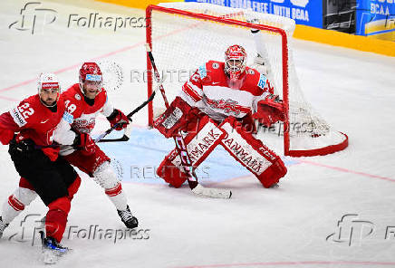 IIHF World Championships - Semi Final - Switzerland v Denmark