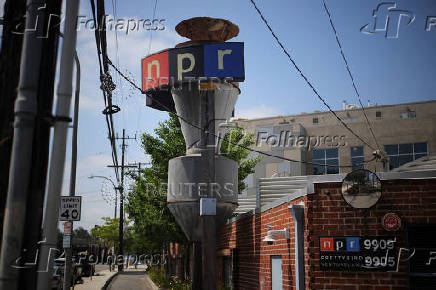 The National Public Radio West office is pictured in Culver City