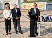 U.S. Senators Graham and Blumentha visit Kyiv