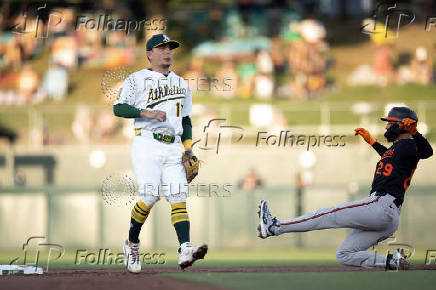 MLB: Baltimore Orioles at Athletics