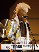 FILE PHOTO: Funk music pioneer Sly Stone performs during Grammy Awards in Los Angeles