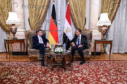 German Foreign Minister Johann Wadephul visits Cairo