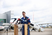 Polish astronaut Uznanski Wisniewski arrives in Cologne after completing Axiom 4 mission