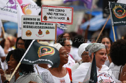 Marcha das Mulheres Negras, em Salvador