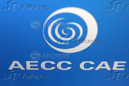 Illustration shows Aero Engine Corporation of China Commercial Aircraft Engine (AECC CAE) logo