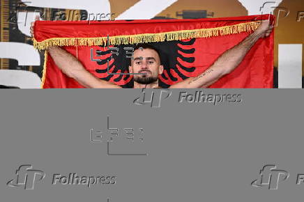 Face off following weigh-in ahead of fight: Nikita Tszyu vs Lulzim Ismaili